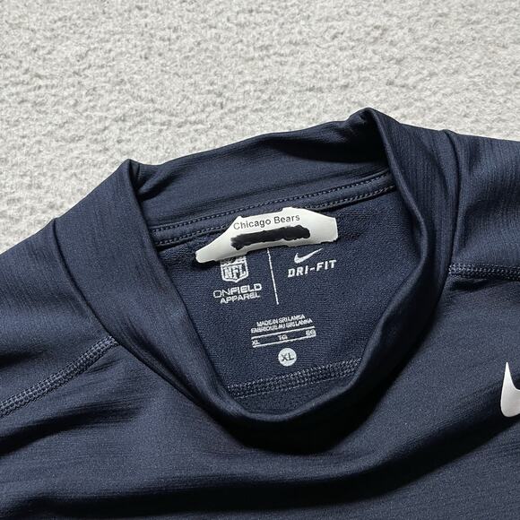 Chicago Bears Shirt Mens XL Nike Long Sleeve Team Issued Training On Field - Picture 2 of 13